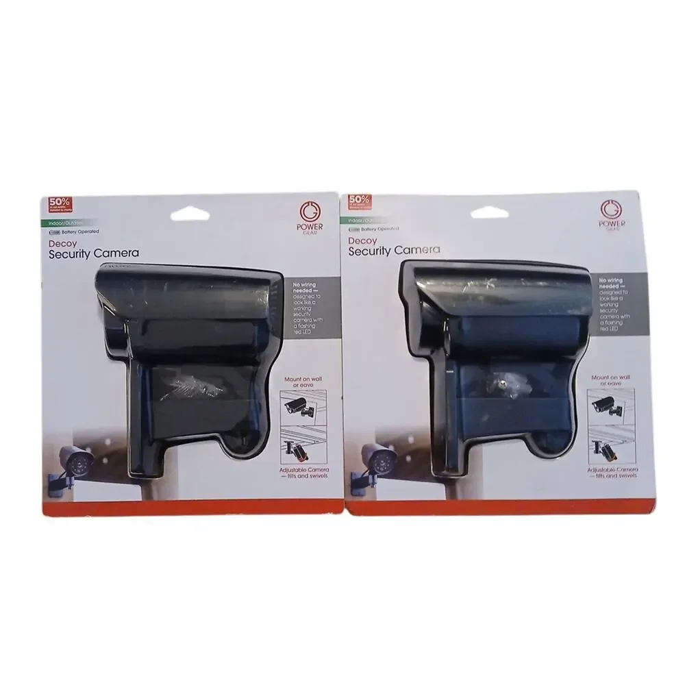 Power Gear Interior Exterior‎ Simulated Decoy Security Camera 40661 Two (2) Pack